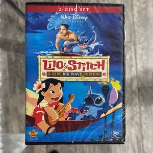 Disney Lilo & Stitch 2-Disc Set with Red and Blue Cover